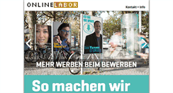 Desktop Screenshot of onlinelabor.ch